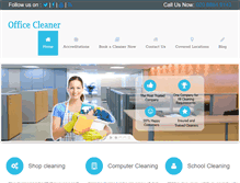 Tablet Screenshot of office-cleaner.co.uk